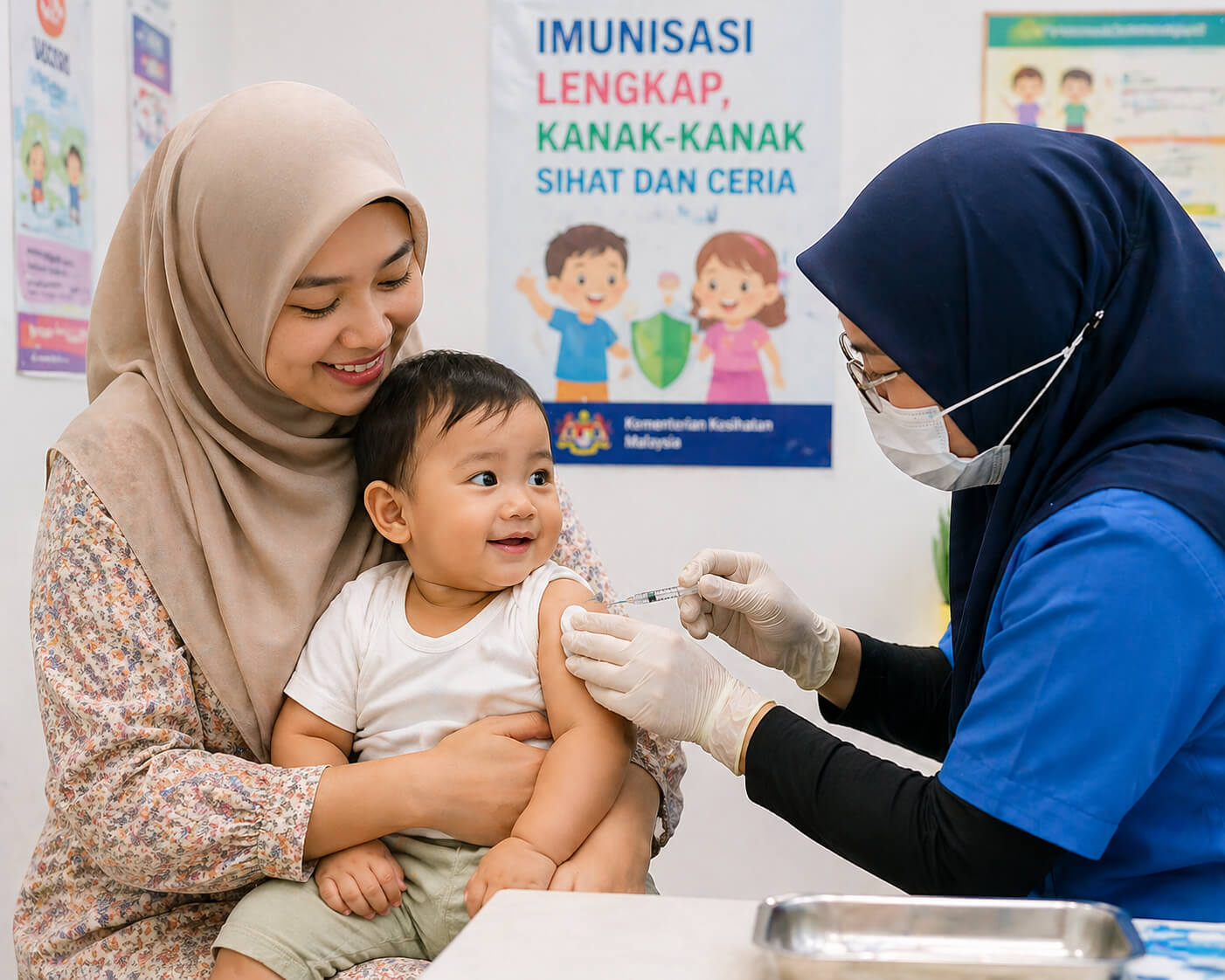 Childhood immunisation at Klinik Dr Care Rawang