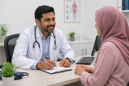 Primary care doctor consultation at Klinik Dr Care Rawang